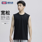 GENIOLAMODE背心男2025新款简约时尚薄款无袖坎肩男士运动健身马甲上衣
