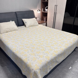 A类六层纯棉纱布软席婴儿睡垫床盖床单机洗双面四季可用单独软席 花蕊 (缩水率10%  别拍小了) 240cm*250cm （横纹）缩后220*230