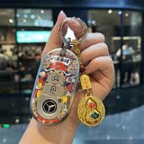 一宾奔驰钥匙套适用c260l扣e300l车glc300l女高档a200l高级感glc260壳 C款【八方来财】+ 平安福禄 新升级浮雕款