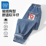 真维斯童装儿童裤子春秋2025新款女童萝卜牛仔裤洋气秋装休闲裤女孩长裤