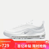 耐克男子休闲鞋AIR MAX 97运动鞋921826-101 白色 40.5 