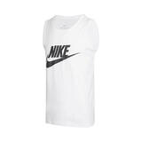 耐克NIKE男 运动背心 圆领无袖 柔软舒适 AR4992-101 白2XL