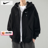 耐克（NIKE）外套男士 25夏季新款运动服装防风休闲衣连帽开衫卫衣透气夹克 柔软毛圈/全棉亲肤/晒图退5 S 【165】体重90~110斤左右