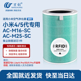 万创 适用米家小米空气净化器滤芯4代5代专用AC-M16-SC/M25-SC滤芯除雾霾除醛异味HEPA复合材质过滤网