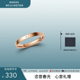 丹尼尔惠灵顿（DanielWellington）dw戒指男时尚玫瑰金对戒男女同款生日礼物送男友DW00400021