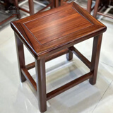 积易木坊木头小凳子非洲酸枝小方凳家用客厅新中式椅子实木小矮凳红目板凳 长38*宽28*高42，长方凳5号新款