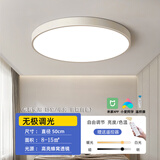 米家loT已接入米家APP智能支持小爱同学吸顶灯简约卧室客厅过道 48W 纤元白50CM小爱同学