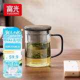 富光泡茶杯茶水分离玻璃杯办公室喝茶杯子男士个人高档花茶杯水杯