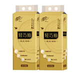 清风抽纸悬挂式4层挂抽壁挂式餐巾纸擦手纸卫生纸巾挂墙挂纸 金装系列4层320抽*2提