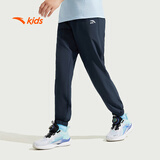 安踏儿童梭织运动长裤男女童夏季舒适轻薄梭织运动长裤A72527501A