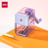 得力（deli）学生可自动进笔手摇卷笔刀削笔机/铅笔削笔器/削笔刀/转笔刀 儿童开学文具考试生日礼物男女孩
