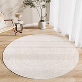 圣瓦伦丁圆形地毯客厅高级感加厚卧室床边毯沙发地垫隔音防滑转椅垫子60cm