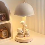 赟娅永不分梨卧室高级感摆件小众软装饰品送新人新娘订婚新婚生日礼物 甜蜜抱抱熊台灯【礼盒款】