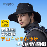 卡帝乐鳄鱼（CARTELO）防晒帽子男女夏季户外遮阳帽渔夫帽太阳帽骑行登山钓鱼西部牛仔帽