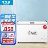 北极熊（BEIJIXIONG）小冰柜家用小型冷冻保鲜迷你冷藏商用卧式冷柜储母乳柜节能省电 单门单温288升【一级能效 全国联保】 288L