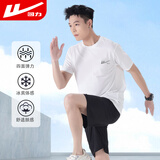 回力（Warrior）运动套装男夏季透气速干短裤男短袖t恤休闲跑步健身五分裤