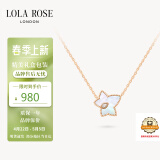 LOLA ROSE罗拉玫瑰常青藤白母贝女士项链女节日礼物送女生生日礼物女