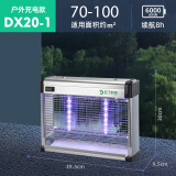 灯下科技灭蚊灯户外防水灭蚊器室外充电杀蚊灯花园庭院灭蝇灯家用灭蚊神器 DX20-1充电式-防水-约70㎡