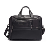 途明（TUMI）Alpha 3商务旅行公文包男士15英寸手提电脑包 可扩展差旅款09603141DL3 皮质 黑色