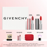 纪梵希（Givenchy）小羊皮N306+粉丝绒N27双支限定口红礼盒顺滑显色生日礼物送女生