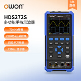 owon利利普三合一示波器带宽70M内置4位半万用表25M信号源HDS272S