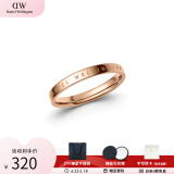 丹尼尔惠灵顿（DanielWellington）DW戒指男女对戒 时尚饰品素圈情侣戒指 表白生日礼物送女友 尺寸58 DW00400020
