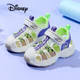 迪士尼（Disney）儿童凉鞋男女童户外夏季凉拖鞋中小童透气沙滩鞋 米白/紫兰  26