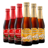 Lindemans林德曼 樱桃/桃子啤酒 250ml*6瓶 精酿果啤 比利时进口 低度微醺