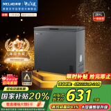 美菱（MeiLing）201升减霜家用冰柜冷藏冷冻转换单温冷柜一级能效租房母婴母乳小冰箱BC/BD-201DTCX国家补贴