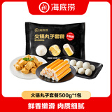 海底捞 牛肉丸火锅丸子套餐生鲜冷冻涮锅火锅丸料食材 火锅丸子套餐 500g