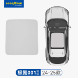 固特异（Goodyear）天窗遮阳帘适用于特斯拉焕新ModelY/3极氪小米SU7小鹏天幕遮阳板 极氪001 24-25款【冰晶遮阳帘】