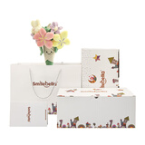 SMILE BELLA英国手捧花束玩偶圣诞情人节玫瑰花毛绒玩具婚礼送女友生日礼物女 手捧花束【礼盒装】 站高28cm