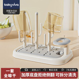 babyviva 婴儿奶瓶沥水架收纳晾干架子多功能置物架晾宝宝水杯干燥架支架