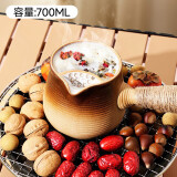 八千行围炉煮茶壶陶瓷侧把烤奶罐大容量室内户外煮茶器具可明火烧水壶