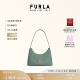 芙拉（FURLA）DIAMANTE牛皮迷你女士时尚便携单肩钻石包腋下包 孔雀石绿