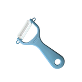 KYOCERA 京瓷苹果削皮器陶瓷瓜果刨片刀水果刮皮刀炫彩削皮器土豆削皮器 FKB深蓝色