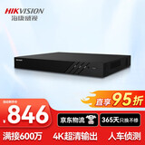 海康威视（HIKVISION）录像机16路监控硬盘录像机NVR 双盘位监控主机可兼容8T硬盘7816N-Q2