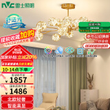 雷士（NVC）客厅吊灯分子灯北欧星光创意几何现代轻奢高显智能WHDD115F/G-01