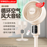 荣事达（Royalstar）空气循环扇电风扇家用落地扇台地两用立式大风量涡轮换气对流扇空调伴侣电扇 【台立两用】遥控款空气循环扇-米白色