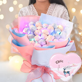 德芙（Dove）糖果花束生日礼物巧克力礼盒棒棒糖花束送女朋友高档浪漫礼物表白 33朵棒棒糖花束+巧克力礼盒【甜蜜爱意】