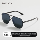 暴龙（BOLON）眼镜飞行员式太阳镜偏光墨镜驾驶镜户外钓鱼露营防晒墨镜 BL8068 BL8115D11 暗黑偏光【轻薄升级】