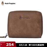 暇步士（Hush Puppies）卡包男真皮零钱包男证件夹风琴式收纳包名片夹520礼物礼盒装