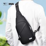 七匹狼男士斜挎包胸包单肩包男便携背包通勤手机包潮流休闲运动旅行