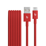 beats type-c转usb 数据线 1.5米劲速红充电线 原装iPhone 18 Pro Max/耳机编织充电线