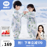 良良（liangliang）婴儿睡袋 春秋季防踢被宝宝纯棉可拆袖儿童睡袋 林中歌·秋冬款【适合15-20℃】 M（建议身高70-85cm）