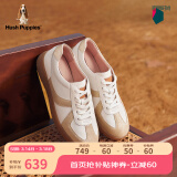 暇步士（Hush Puppies）板鞋女士休闲软底百搭旅游德训鞋B7R10CM2 金色 38