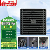 潜水艇（Submarine）MGK50-10不锈钢拉丝地漏枪灰色大排量淋浴防臭地漏四防地漏50管径