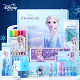 迪士尼（Disney）文具套装43件套 艾莎公主流沙文具礼盒 幼儿园1-2年级绘画学习用品儿童开学大礼包女孩生日礼物 