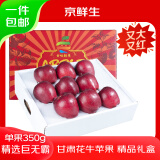 京鲜生 天水花牛苹果 精品巨无霸9枚 单果350g+ 新鲜水果礼盒 源头直发