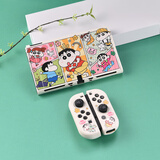 丸图 Switch OLED分体式保护壳oled游戏机保护套全包围喷油款防摔防污渍卡通手柄软壳 OLED【百变小新】保护壳 OLED